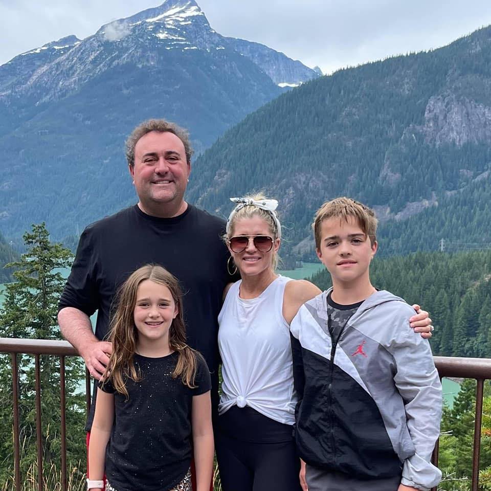 Keith Galbut with his family